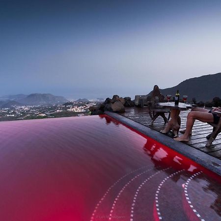 Historic Canarian House, Private Heated Infinity Pool, Bbq, Wifi + Panoramic Ocean Views Arona  Exterior photo
